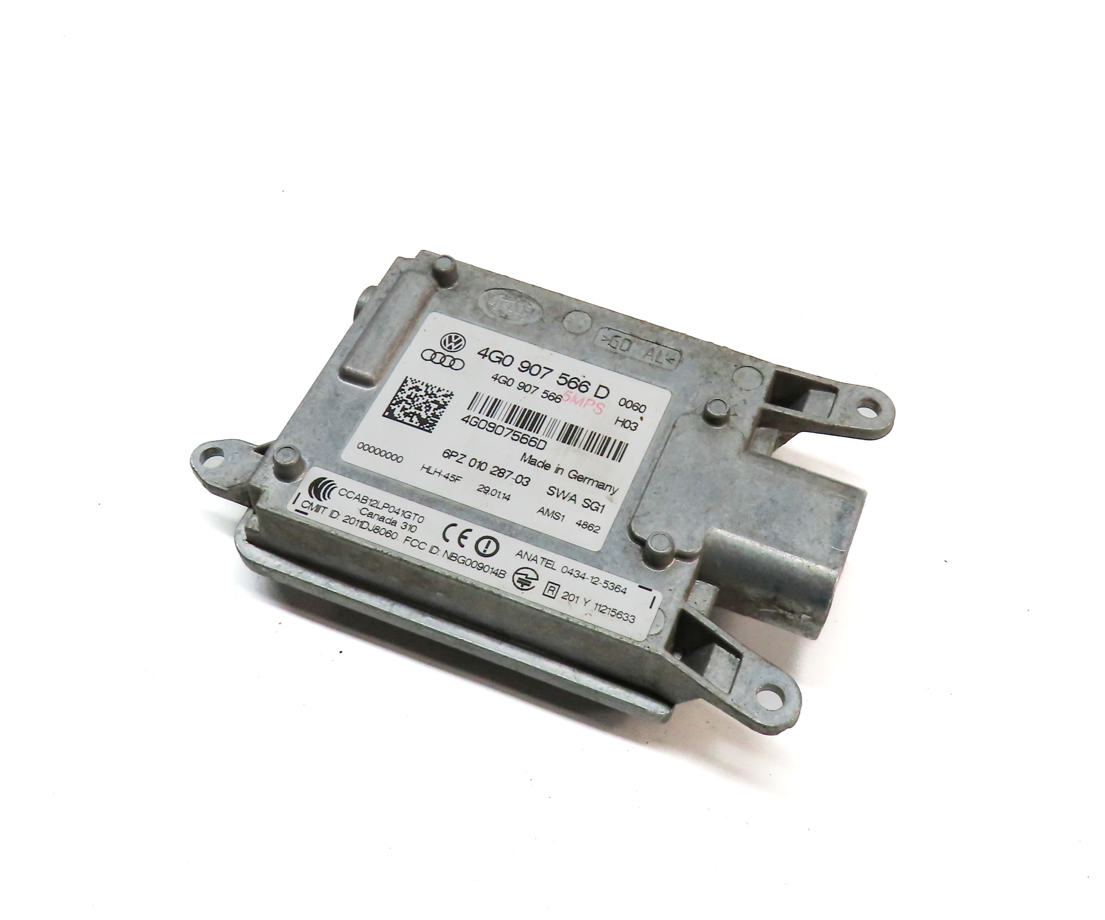 2012-2015 AUDI A6 S6 (C7) RIGHT PASSENGER REAR BLIND SPOT ALERT MODULE (MASTER) — exact item pictured